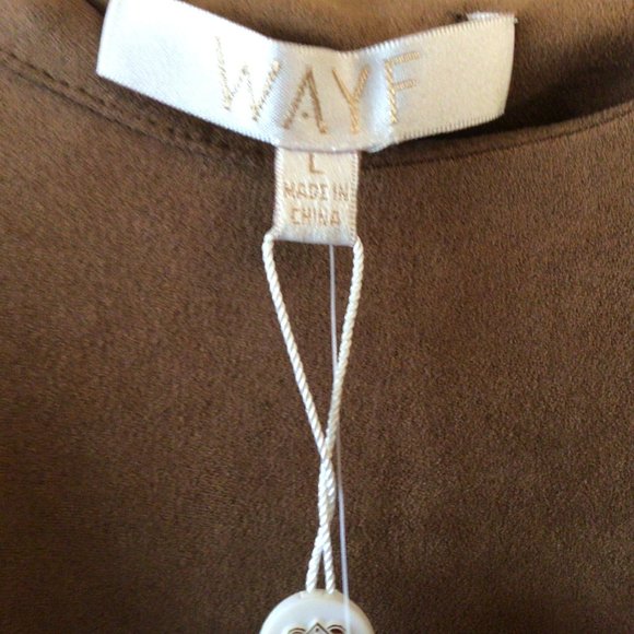 WAYF Large womens dress Brown suede - Picture 2 of 3